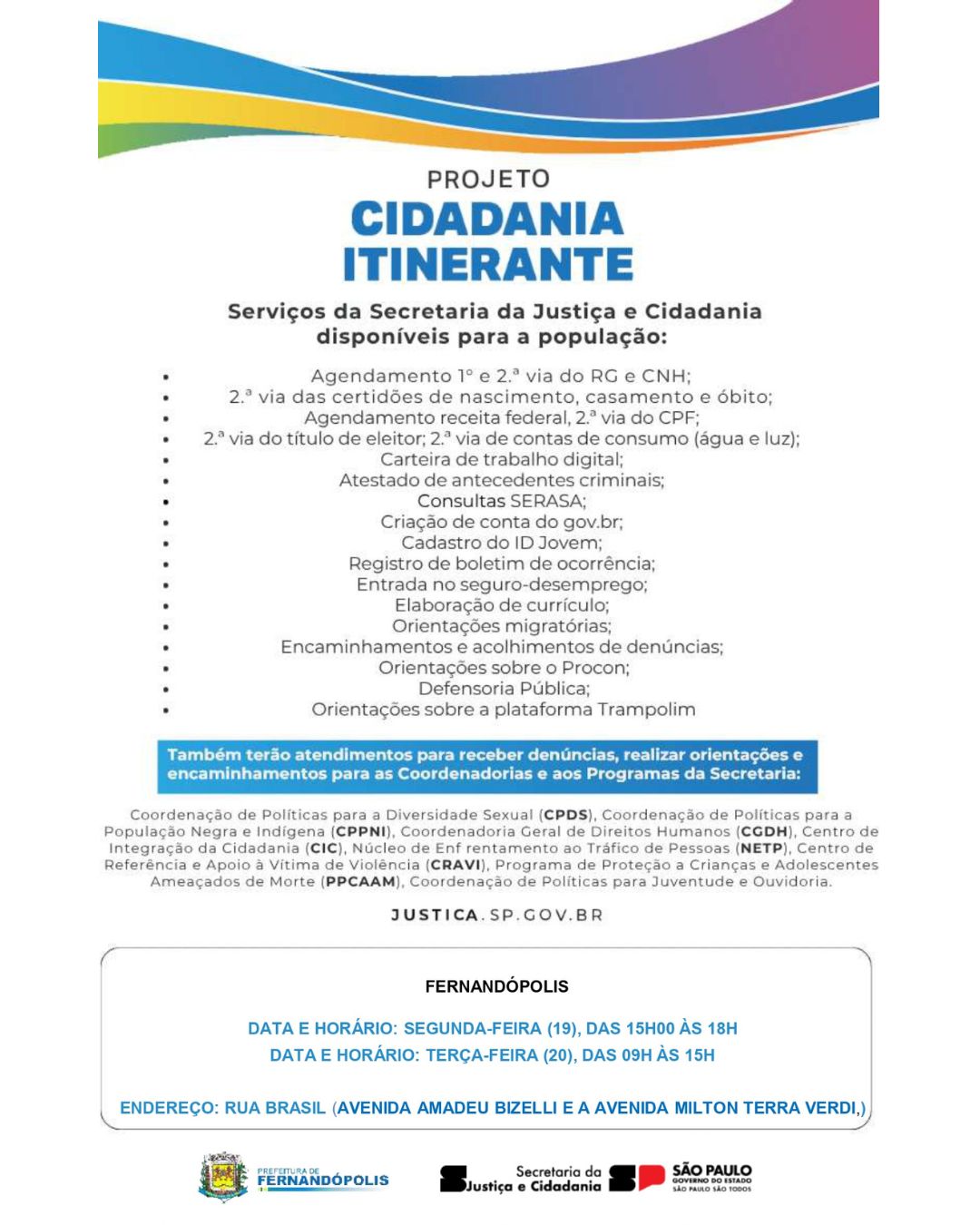 Post do instagram da Prefeitura de Mandirituba