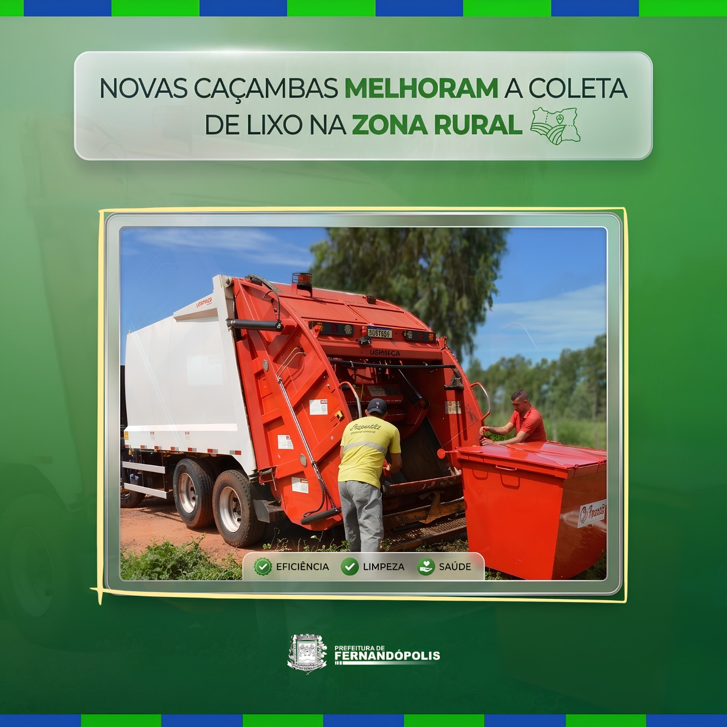 Post do instagram da Prefeitura de Mandirituba