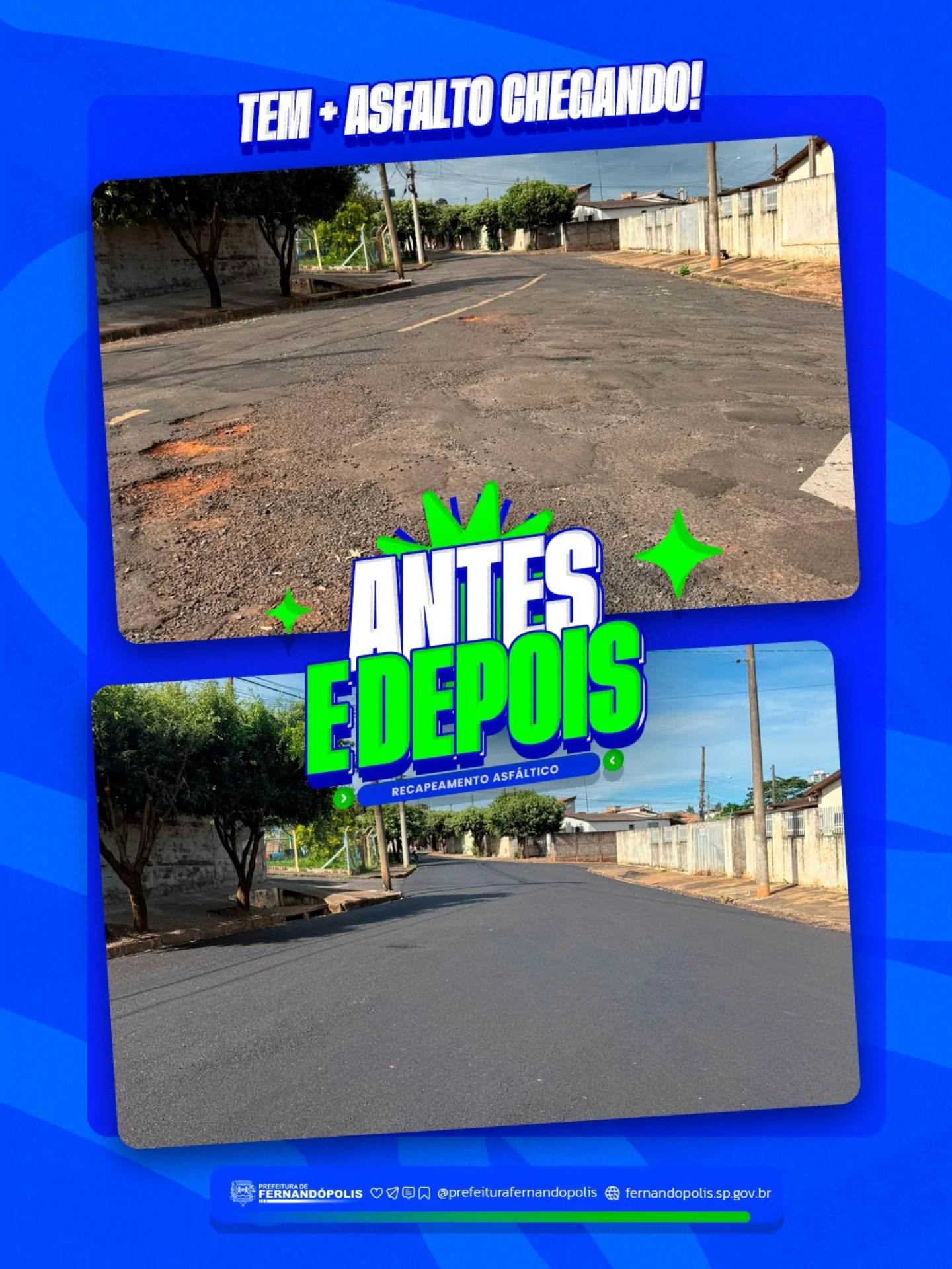 Post do instagram da Prefeitura de Mandirituba