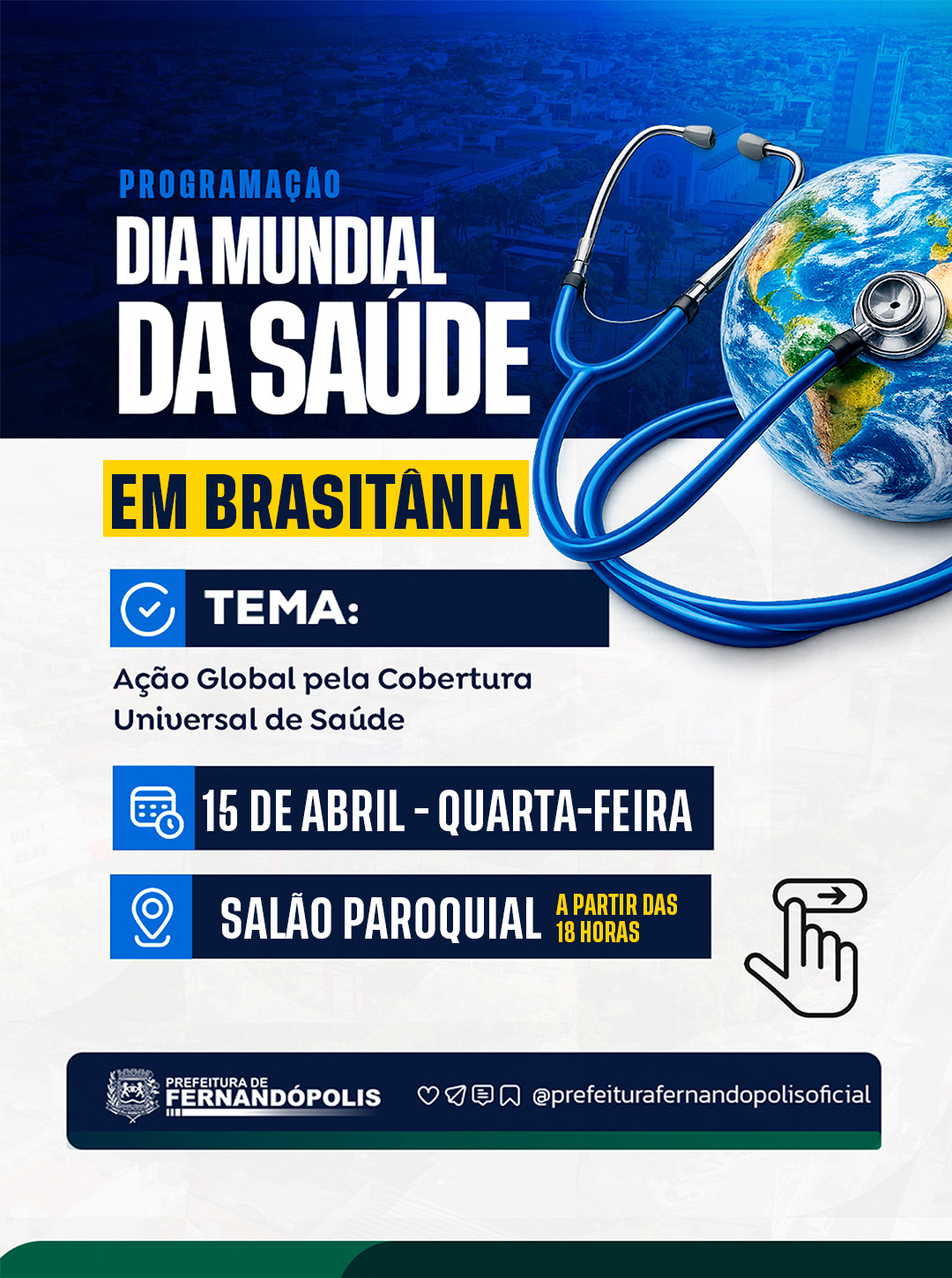 Post do instagram da Prefeitura de Mandirituba