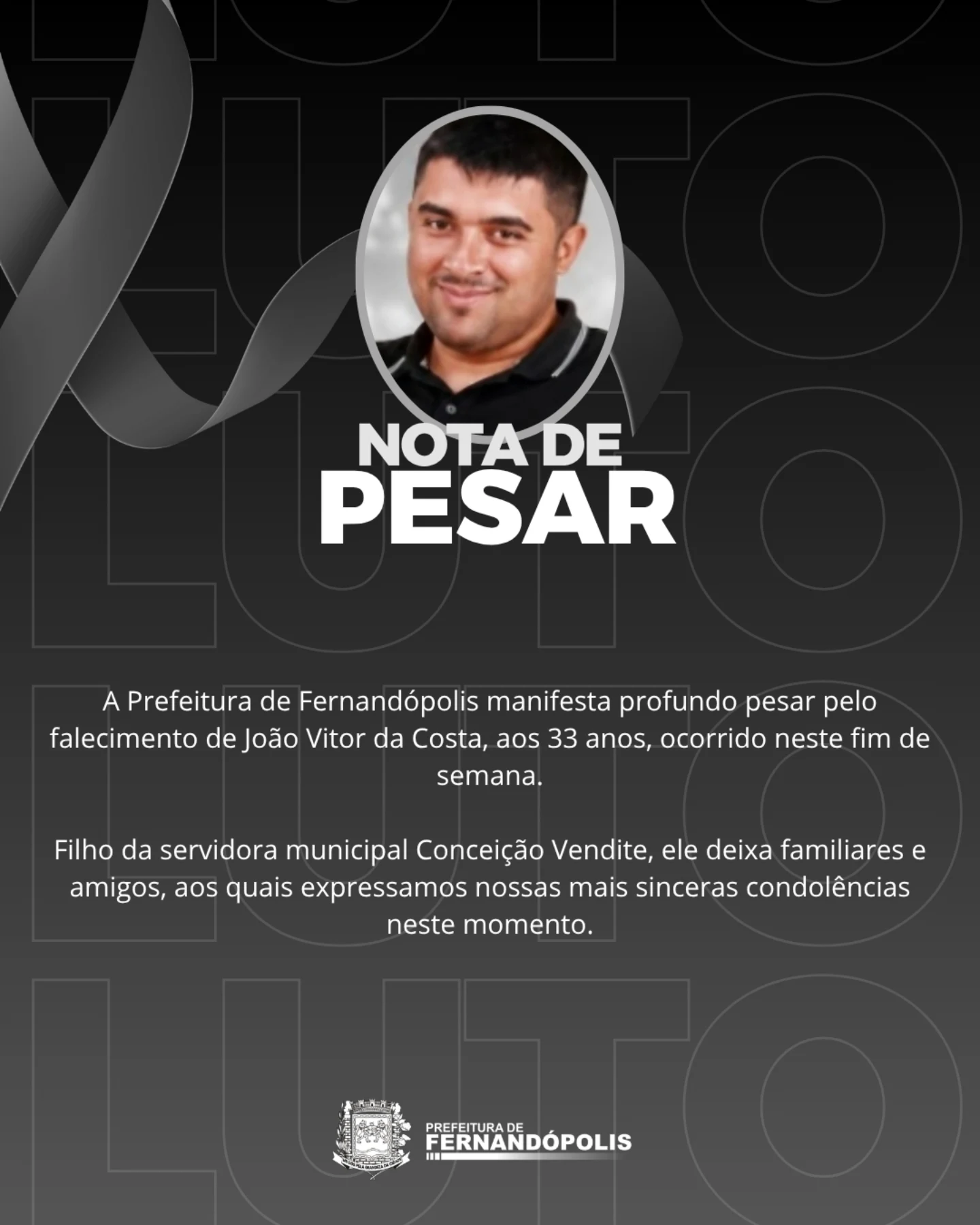 Post do instagram da Prefeitura de Mandirituba