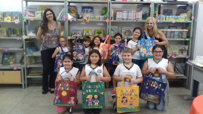 Escola Koei Arakaki: projeto ‘Sacola Literária’ incentiva a leitura