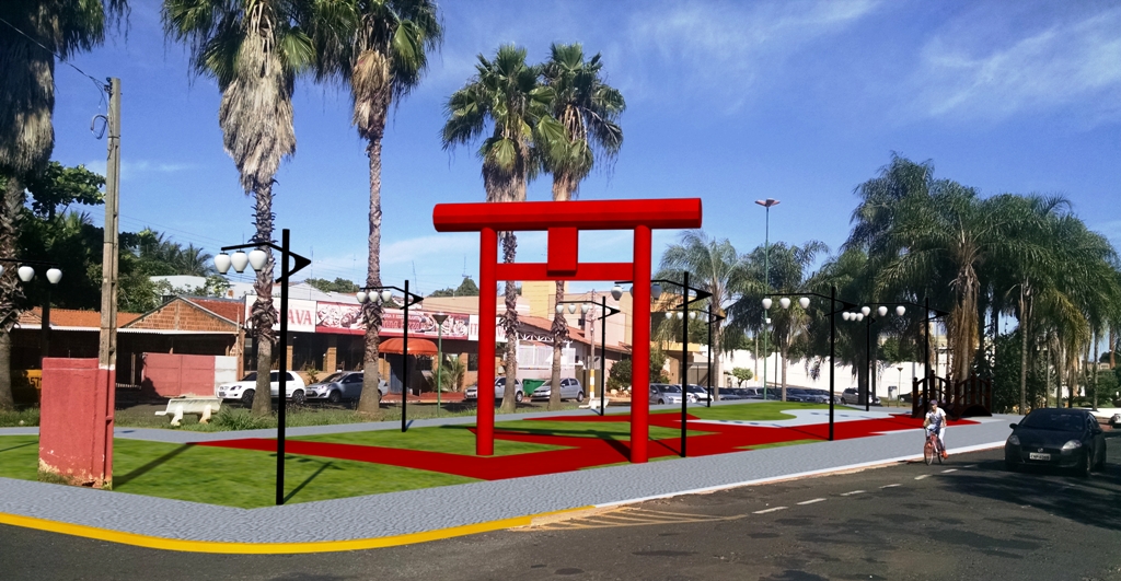 Equipe de Infraestrutura inicia mais uma etapa da “Praça do Sol Nascente”