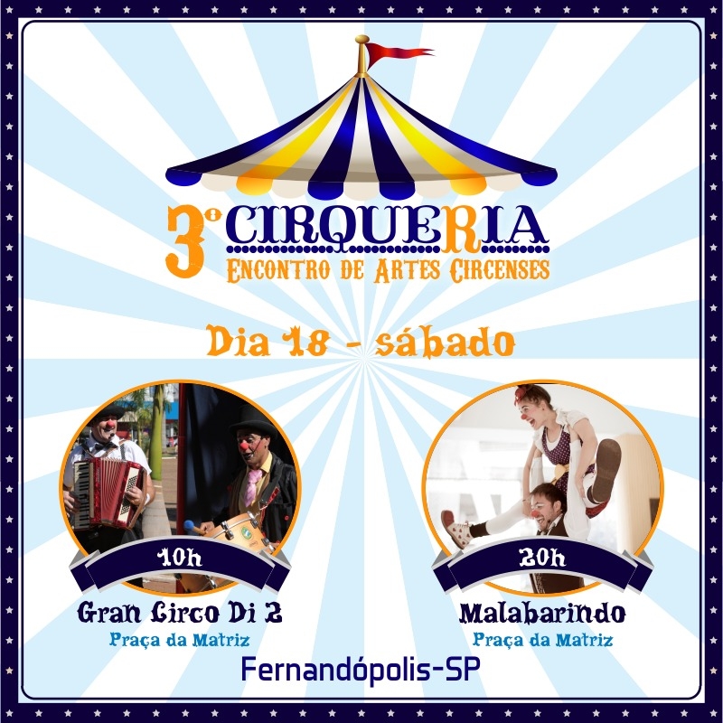 Espetáculos circenses alegram a população neste sábado, 18