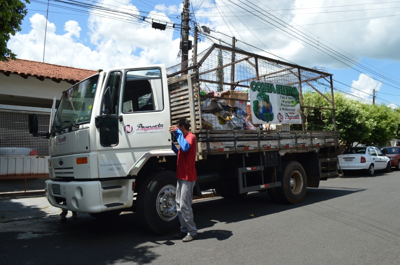Coleta seletiva de Fernandópolis recolhe cerca de 60 toneladas de recicláveis por mês
