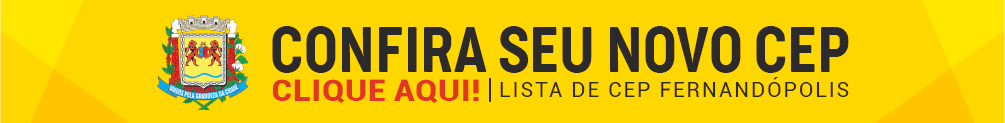 Novo CEP de Fernandópolis